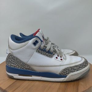 Nike Air Jordan 3 Retro GS- Womens- Size 7- True Blue- [854261-106]